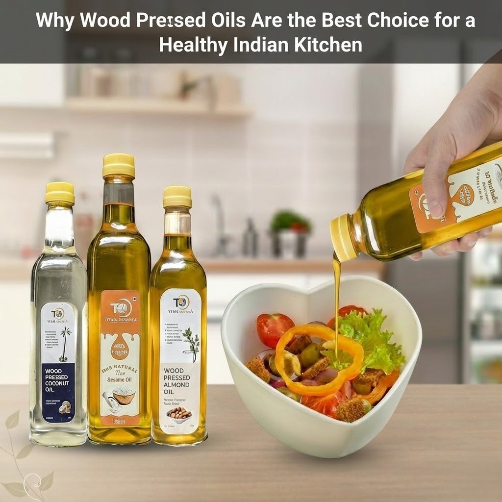 Why Wood Pressed Oils Are the Best Choice for a Healthy Indian Kitchen