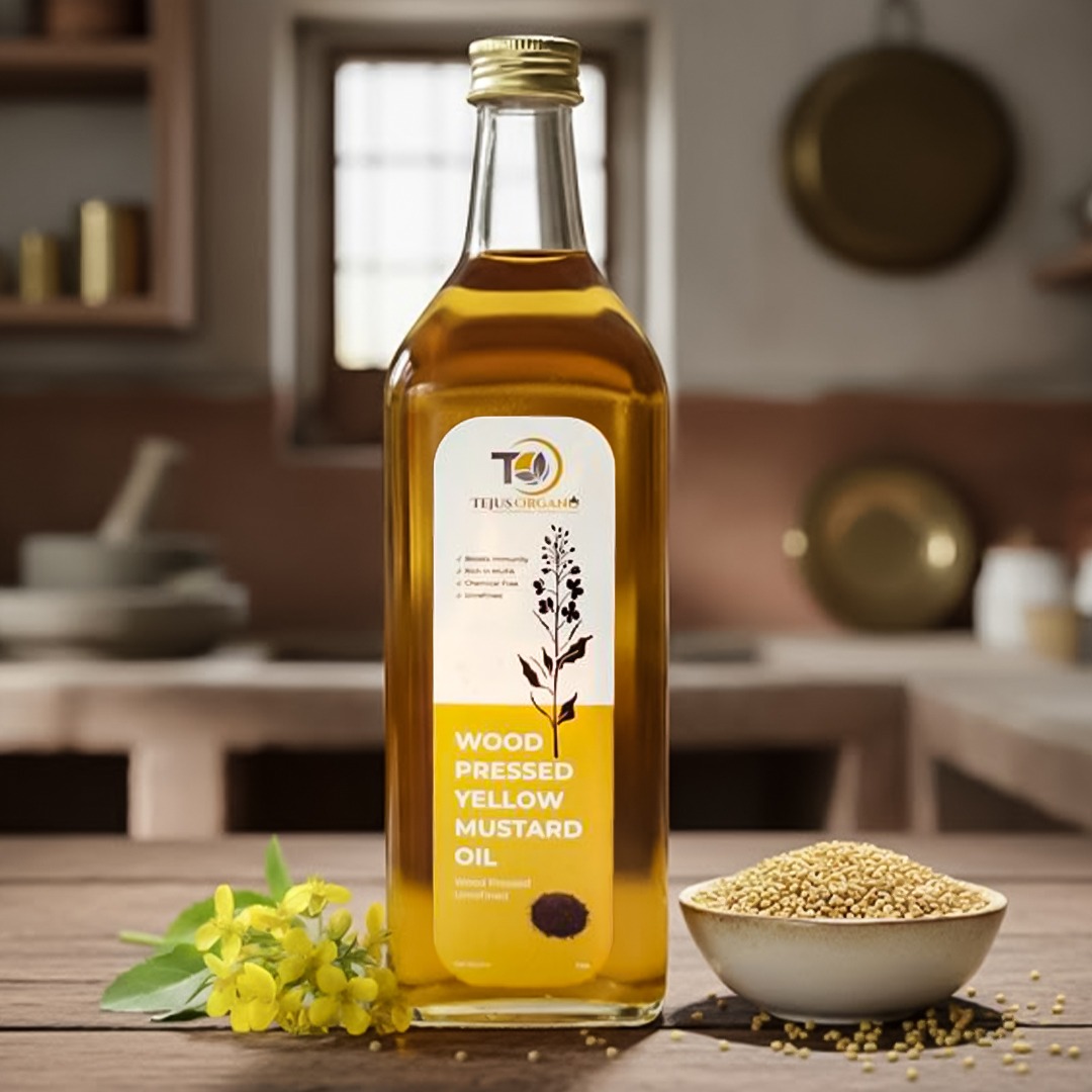 Wood Pressed Yellow Mustard Oil