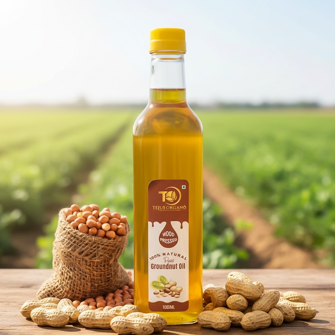 Wood Pressed Groundnut Oil